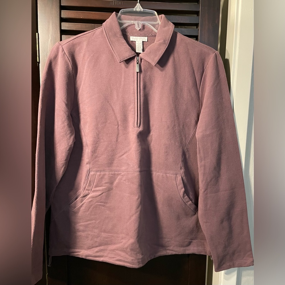 Charter Club Sweatshirt with Zipper size L